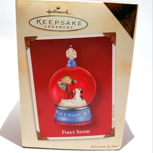Vintage Hallmark Keepsake Ornament: First Snow! 2002